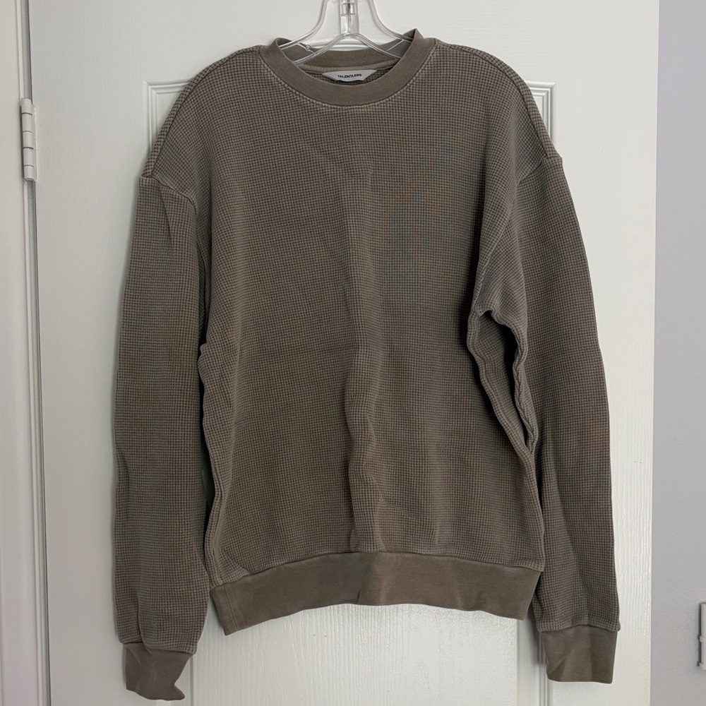 Talentless Men’s Thermal Cotton Sweatshirt Size Small